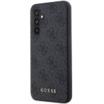 Guess GUHCS23FEG4GFGR S23 FE S711 grey hardcase 4G Metal Gold Logo - imagine 2