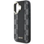 DKNY DKHMP16SPCPVSLK iPhone 16 6.1" black hardcase Checkered Pattern Magsafe - imagine 6