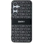 DKNY DKHCS24SPRTHSLK S24 S921 black hardcase Leather Mono Stripe & Metal Logo - imagine 3