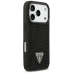 Case Guess Rhinestone Triangle Logo for iPhone 17 Pro black - imagine 4