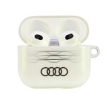 Audi IML Geometric Pattern AirPods 3 cover white AU-IMLAP3-A6/D3-WE - imagine 2