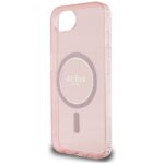 Case Guess IML Glitter Circle MagSafe for iPhone 16e pink - imagine 6