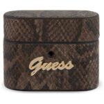 Guess GUACAPPUSNSMLBR AirPods Pro cover brown Python Collection