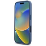 Case Guess HC PU 4G Small 4G and Classic for iPhone 16 MagSafe blue - imagine 5