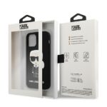 Karl Lagerfeld KLHCP12SSLFKBK iPhone 12 mini 5,4" hardcase black Silicone Iconic - imagine 8