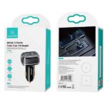 USAMS Car Charger 2xUSB-C + 1xUSB C24 105W Fast Charge white CC141TC02 (US-CC141) - imagine 10