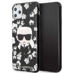 Karl Lagerfeld KLHCN65FLFBBK iPhone 11 Pro Max black Flower Ikonik Karl