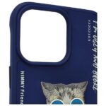 Nimmy case iPhone 15 Pro Max 6.7"        blue Glasses Cool Cat - imagine 3