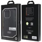 Audi Synthetic Leather MagSafe iPhone 14 Pro 6.1" black hardcase AU-TPUPCMIP14P-GT/D3-BK - imagine 7