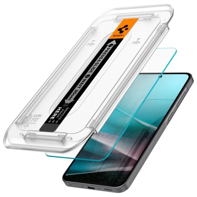 Spigen Glas.TR EZ FIT tempered glass for Samsung Galaxy A36 5G 2pcs - imagine 2