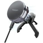 Uchwyt samochodowy do kratki              wentylacyjnej Spigen Essential indukcyjny Qi2.2 25W MagSafe czarny