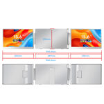 Extralink Smart Life S10 15.6" Portable Laptop Monitors, 2 Monitors, IPS, 1920x1080 - imagine 3