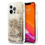 Guess GUOHCP13XGLHFLGO iPhone 13 Pro Max 6,7" gold hardcase Glitter Charms