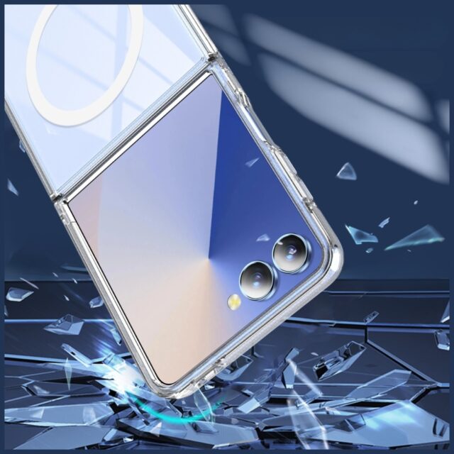 Case Beline Clear MagSafe for Samsung Galaxy Z Flip7 transparent - imagine 8