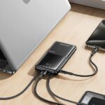 AWEI PowerBank P76K 10000mAh 22.5W black Digital Display - imagine 3