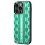 Karl Lagerfeld KLHCP14XPGKLSKN iPhone 14 Pro Max 6,7" hardcase green Monogram Stripe - imagine 2