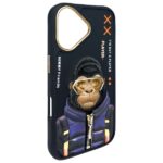 Nimmy case iPhone 16 6.1" black Cool&Cute 2.0 Monkey - imagine 4