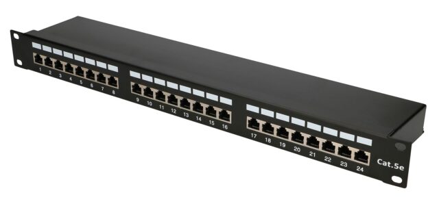 Extralink CAT5E STP V2 | Patchpanel | 24 port - imagine 2