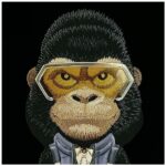 Case Nimmy Cool&Cute 2.0 Gorilla for iPhone 17 Pro Max black - imagine 6