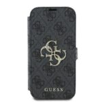 Guess GUBKP16X4GMGGR iPhone 16 Pro Max 6.9" black book 4G Metal Logo - imagine 3