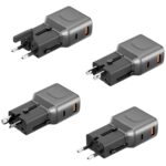 Wall charger Energea TravelGo Adapter 35 USB-A/USB-C 35W graphite-black - imagine 4