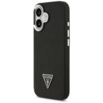 Guess Grained Triangle Logo MagSafe case for iPhone 17 black - imagine 2
