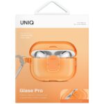 Case UNIQ Glase Pro for AirPods Pro 2     Lock Case orange - imagine 2