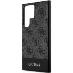 Guess GUHCS24LG4GLGR S24 Ultra S928 black hardcase 4G Stripe Collection - imagine 6
