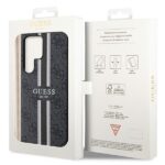 Guess GUHCS23LP4RPSK S23 Ultra S918 black hardcase 4G Printed Stripe - imagine 8