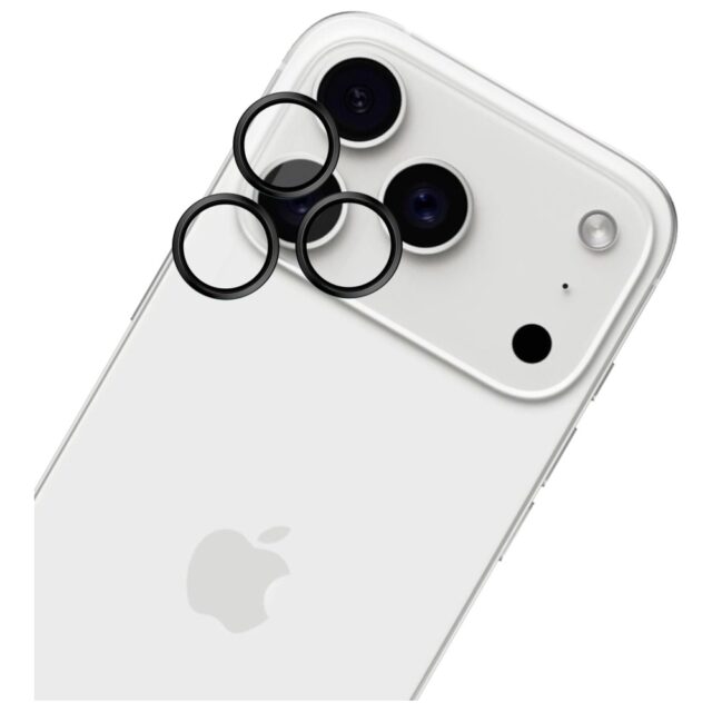 3MK HARDY Lens Protection Pro for Apple iPhone 17 Pro /17 Pro Max Black - imagine 4