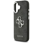 Case Guess 4G Big 4G Classic Logo for iPhone 17 black silver - imagine 6