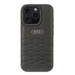 Audi Synthetic Leather iPhone 16 Pro 6.3" black hardcase AU-TPUPCIP16P-GT/D2-BK