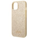Guess GUHCP14SHGGSHD iPhone 14 / 15 / 13 6.1" gold hard case Glitter Script - imagine 6