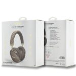 Guess Bluetooth on-ear headphones GUBHK1GCTCSW brown Gcube Metallic Script Logo - imagine 4
