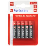 Verbatim Alkaline Battery AAA LR03 10pcs 49874 - imagine 5
