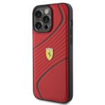 Ferrari FEHCP15XPTWR iPhone 15 Pro Max 6.7" red hardcase Twist Metal Logo - imagine 2