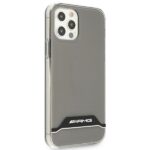 AMG AMHCP12MTCBW iPhone 12/12 Pro transparent hardcase Electroplate Black&White - imagine 4