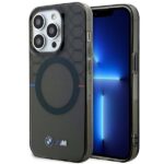 Case BMW BMHMP13LHGPK iPhone 13 Pro / 13 6.1" grey Pattern MagSafe