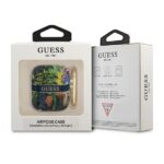 Guess GUA2HHFLB AirPods cover blue Flower Strap Collection - imagine 3