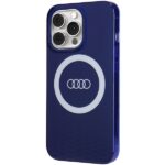 Audi IML Big Logo MagSafe Case iPhone 13 Pro / 13 6.1" navy blue hardcase AU-IMLMIP13P-Q5/D - imagine 2