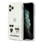 Karl Lagerfeld KLHCN58CKTR iPhone 11 Prohardcase Transparent Karl & Choupette