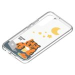 Panel Samsung GP-TOU021HOMOW for Frame Cover for Galaxy S22+ Muzik Tiger white - imagine 2