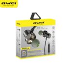 AWEI X670BL Bluetooth Sports Headphones Black Dual Dynamic Drivers - imagine 7