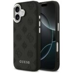 Guess Peony Hot Stamp Script MagSafe Case for iPhone 17 Black