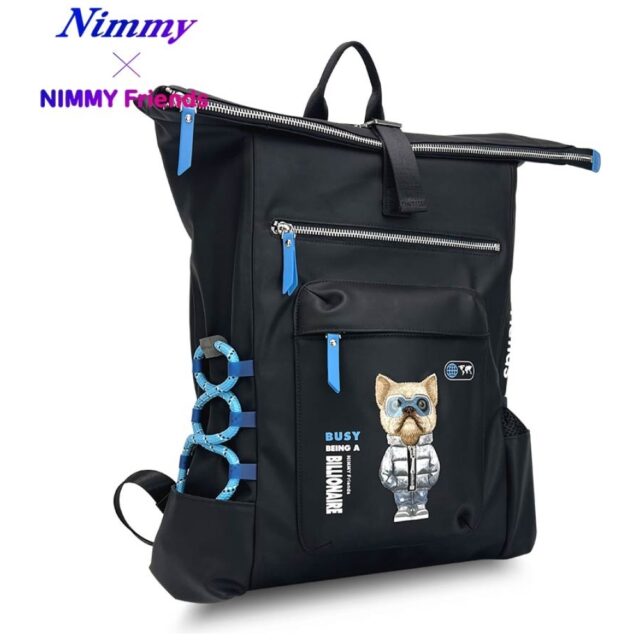 Nimmy Cool&Cute 2.0 Dog laptop backpack black - imagine 3