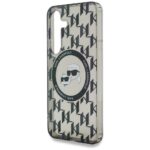 Case Karl Lagerfeld Button Karl & Choupette Heads On KL Pattern MagSafe for Samsung Galaxy - imagine 6