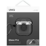 Case UNIQ Glase Pro for AirPods 4 Lock    Case smoke - imagine 2