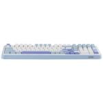 Mechanical keyboard Epomaker TH99 Creamy Jade Switch white-blue - imagine 2