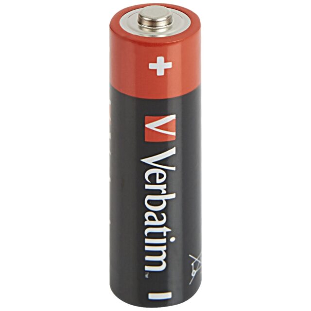 Verbatim Alkaline Battery AA LR6 4pcs 49501 - imagine 3