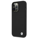 Case BMW BMHCP13LMSILBK iPhone 13 Pro / 13 6.1" black hardcase Silicone Signature - imagine 2